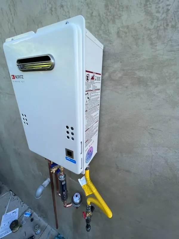 Tankless water heater installation for Apple Valley homes